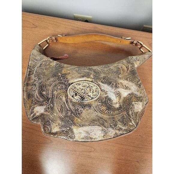 Debbie Brooks, as seen in Shark Tank, brown and gold Shimmer floral design with - Picture 10 of 12